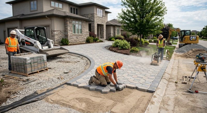 Paver Driveway Installation in Sacramento, CA