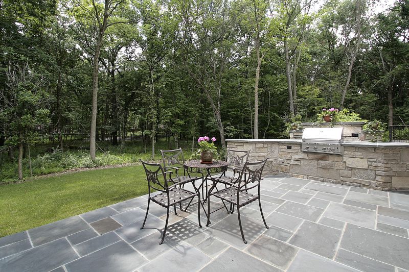 Stone Patio Installation