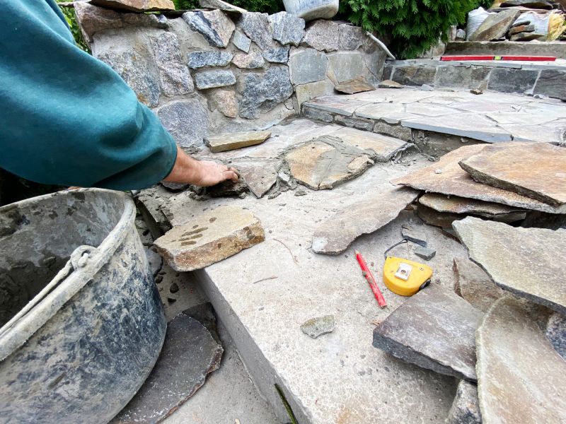 Stone Patio Installation